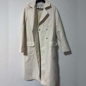 Fashion Nova Cream Trench Coat
